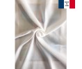 Tenture légère sur mesure blanc uni (jusqu'à 290 cm de haut)