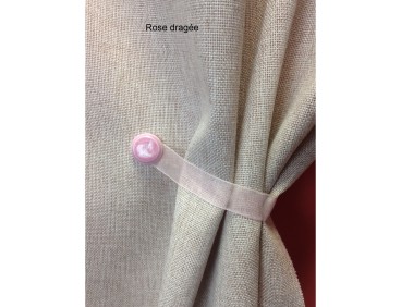 Petite embrasse aimantée SURI, disponible en 5 coloris