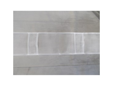 Ruban à passants cachés transparent 100 mm