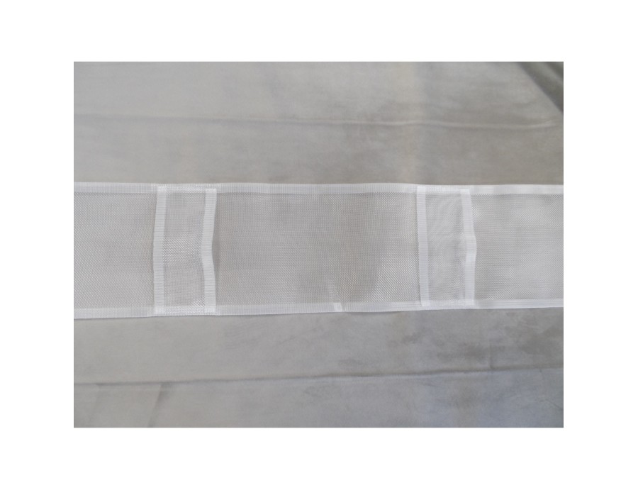 Ruban à passants cachés transparent 100 mm