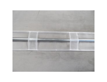 Ruban à passants cachés transparent 100 mm