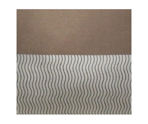 Coussin LENA chocolat gris déhoussable 40 x 60 cm