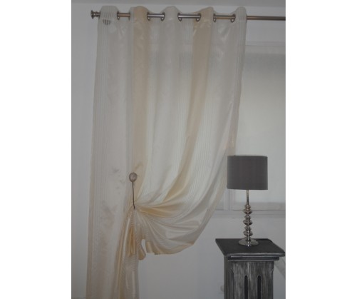 Voilage Tolosa couleur craie 180 x 245 cm