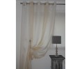 Rideaux voilage TOLOSA craie 180 x 245 cm
