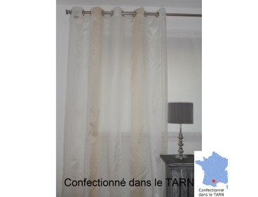 Voilage Tolosa couleur craie 180 x 245 cm