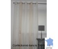 Rideaux voilage TOLOSA craie 180 x 245 cm