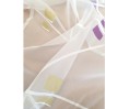 Voile au mètre en organza, prune (en 280 cm de haut)