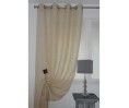 Rideaux voilage BREST beige 135 x 267 cm