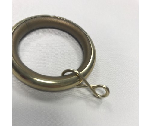 Agrafes Lyre argenté pour anneaux (paquet de 10)