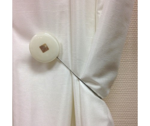 Embrasse aimantée PERLE ivoire