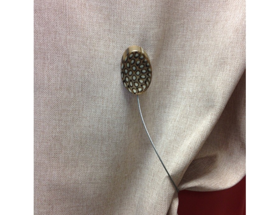 Embrasse aimantée TIGER chocolat