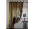 Rideaux voilage fin CAHORS pistache 206 x 244 cm