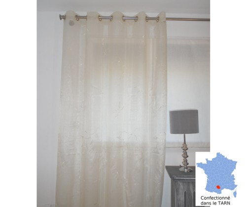 Rideaux voilage Marssac beige