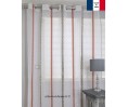 Voilage prêt à poser MONACO orange 180 x 290 cm
