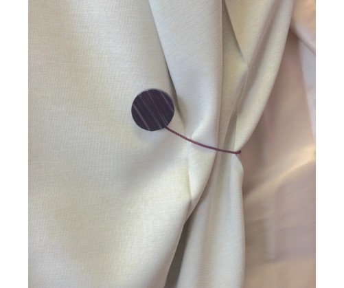 Petite embrasse aimantés NUANCE prune