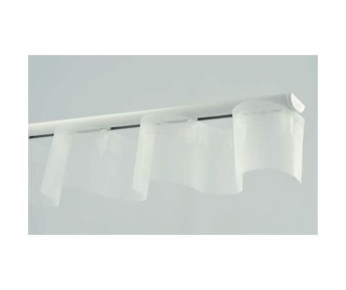 Rail DS pour rideau à vague extra plat