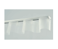 Rail extra plat DS pour rideau à vague 1,1 x 2,4 cm