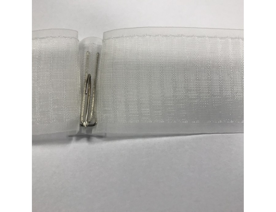 Ruban cartouchière transparent 90 mm