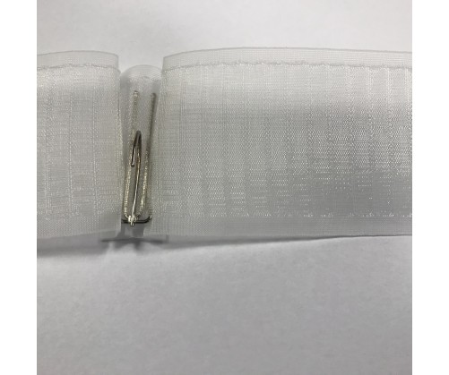 Ruban cartouchière 90 mm transparent