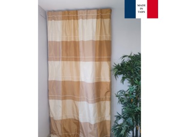 Rideau isolant thermique PALAOS couleur beige pour tringle portière