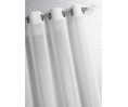 Voilage prêt à poser NEMOURS blanc 140 x 240 cm