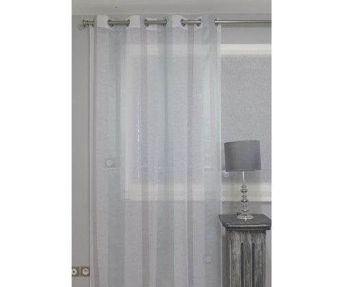 Voilage prêt à poser OLERON aqua 140 x 258 cm