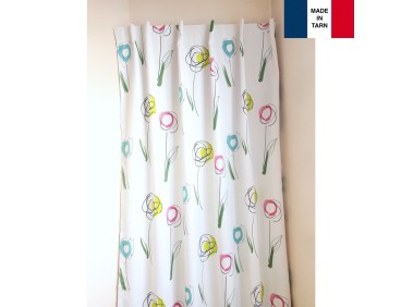 Rideaux isolant thermique SABOYA blanc pour tringle portière