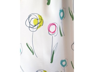 Rideaux ruflette isolant thermique SABOYA blanc pour tringle portière 145 x 228 cm