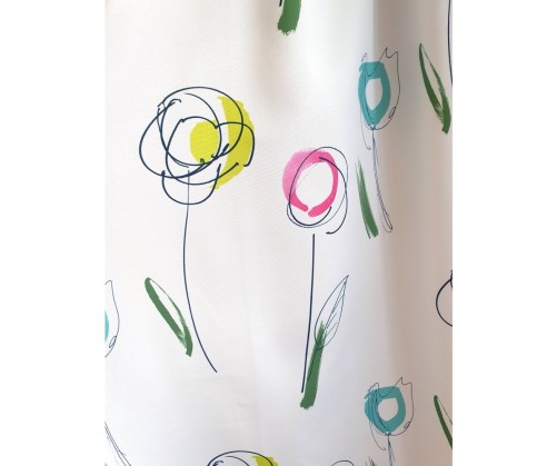 Rideaux ruflette isolant thermique SABOYA blanc pour tringle portière 145 x 228 cm