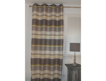 Voilage prêt à poser yalla jaune