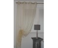 Voilage prêt à poser NIRVANA beige 140 x 270 cm