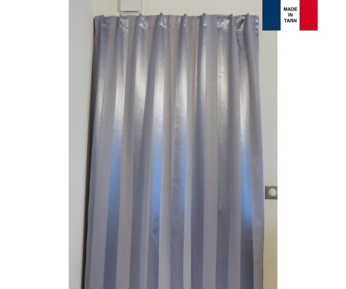 Rideaux isolant thermique LAGUNA parme pour tringle portière