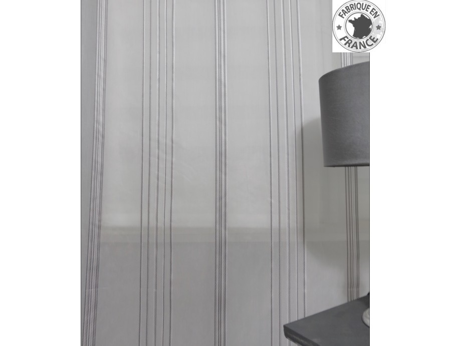 Voile au mètre gris en grande hauteur 300 cm