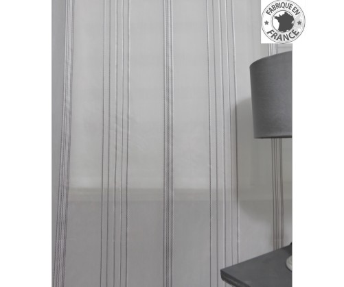 Voile au mètre gris en grande hauteur 300 cm