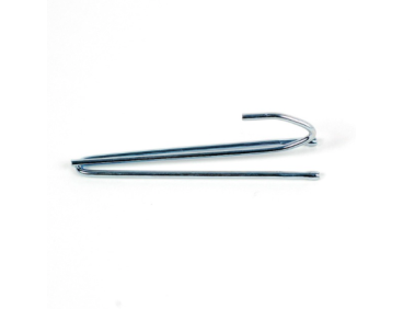 Agrafes tête flamande 2 branches sans crête ( lot de 10)