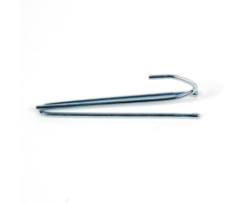 Agrafes tête flamande 2 branches sans crête ( lot de 10)