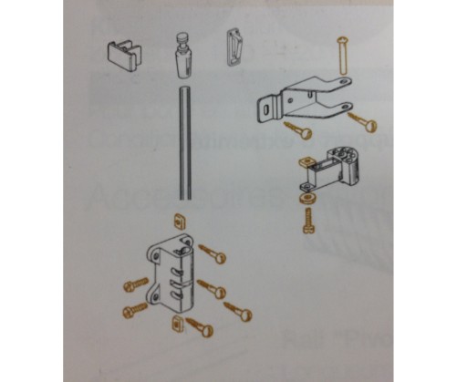 accessoires pour tringle portières Pivorail Boulet