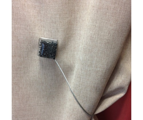 Embrasse aimantée DAHLIA noir