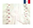 Voilage sur mesure rose blanc (jusqu'à 290 cm de haut). Ref 11482