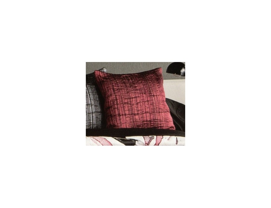 Coussin décoratif Betwin rouge 40 x 40 cm
