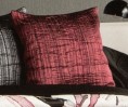 Coussin décoratif Betwin rouge 40 x 40 cm