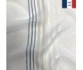 Voilage sur mesure bleu blanc (jusqu'à 290 cm de haut). Ref 11492