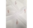 Voile au mètre terracotta et beige en grande hauteur 300 cm