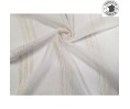 Voile au mètre Lin avec rayure naturel en grande hauteur 300 cm