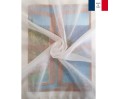 Rideaux Vitrages sur mesure Tergal et Lin blanc