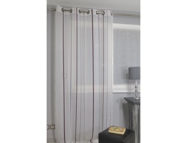 Voilage prêt à poser ORION parme 140 x 260 cm