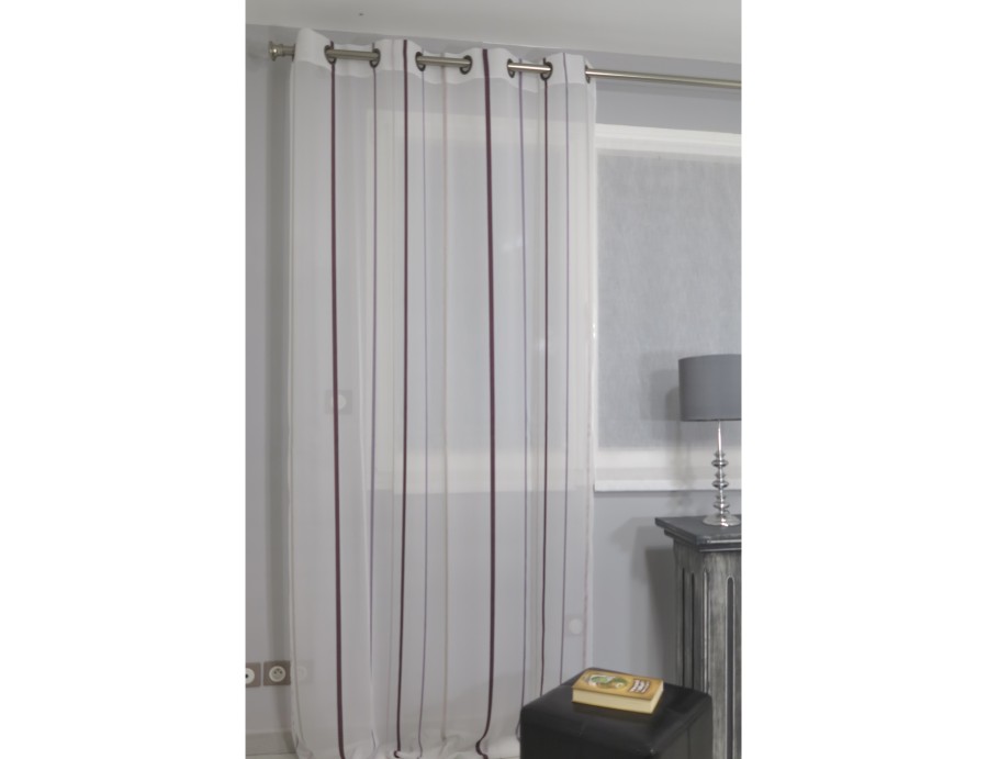 Voilage prêt à poser ORION parme 140 x 260 cm