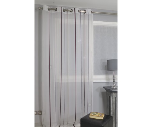 Voilage prêt à poser ORION parme 140 x 260 cm
