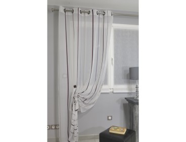 Voilage prêt à poser ORION parme 140 x 260 cm