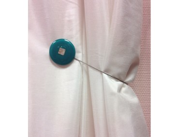 Embrasse aimantée PERLE turquoise